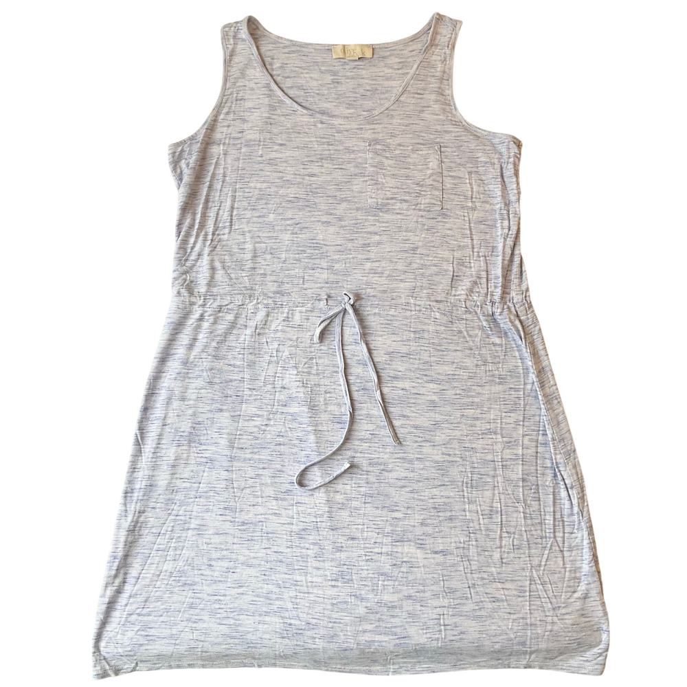 Olive & Oak Women Dress size M Sleeveless KneeLength Casual Stretchy Blue